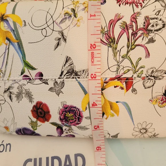 NWOT Imoshion Floral White Cross Body Bag Purse - Picture 8 of 10